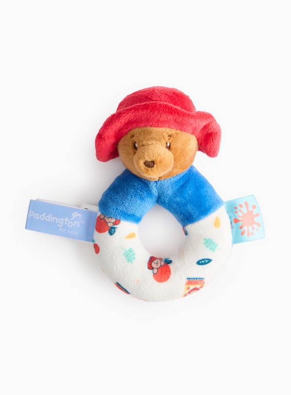 Buy Paddington Bear Ring Rattle One Size Bibs Tu